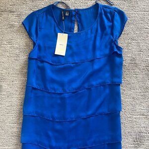 Mango blue dress mid length